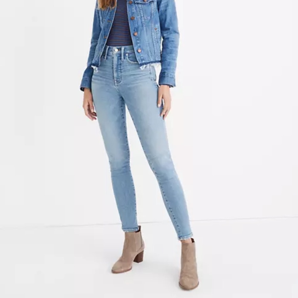 Madewell 10” High Rise Skinny Jeans in Hamden 27P